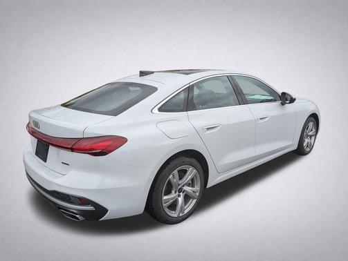 Glacier White Metallic 2025 Audi A5 Premium TFSI quattro S tronic