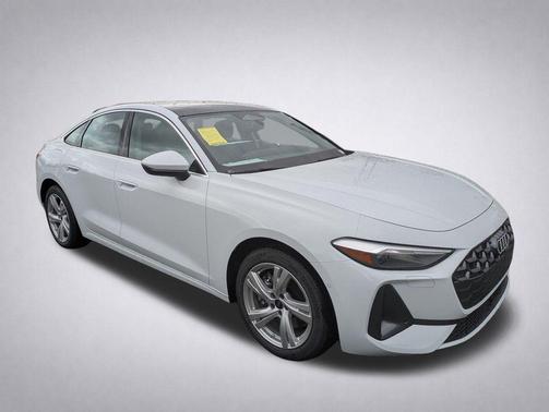 Glacier White Metallic 2025 Audi A5 Premium TFSI quattro S tronic