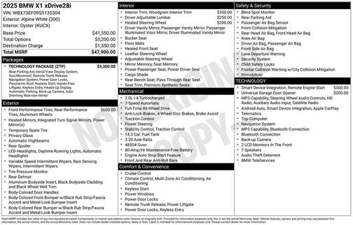 2025 BMW X1 xDrive28i