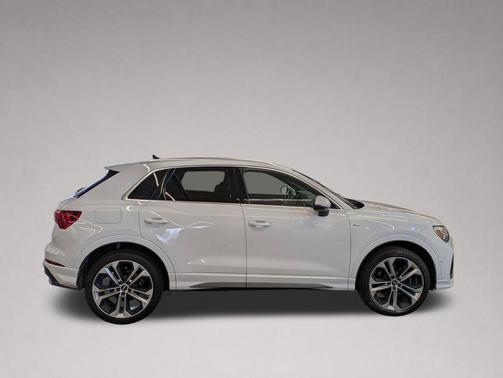 Glacier White 2020 Audi Q3 45 S line Prestige