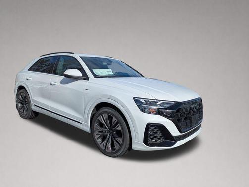 Glacier White Metallic 2026 Audi Q8 55 Premium Plus