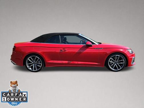 Arkona White/Black Roof 2024 Audi A5 Prestige 45 TFSI S line quattro S tronic