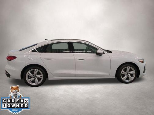 Glacier White Metallic 2025 Audi A5 Premium TFSI quattro S tronic