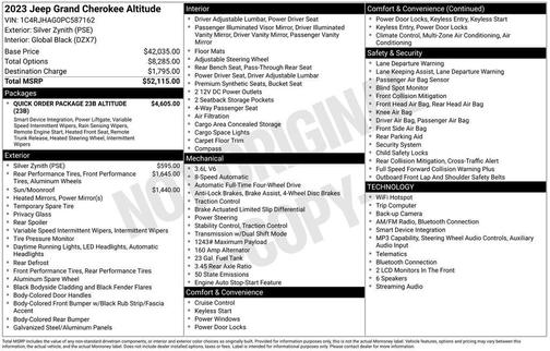 2023 Jeep Grand Cherokee Altitude