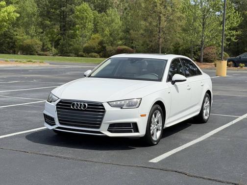 White 2018 Audi A4 2.0T Premium