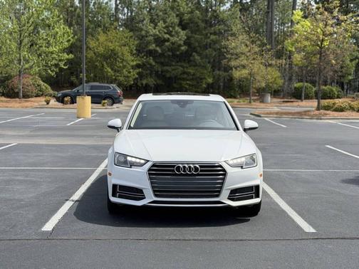 White 2018 Audi A4 2.0T Premium