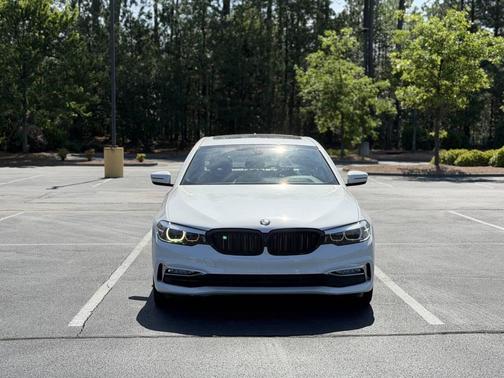 White 2018 BMW 540 540i 4dr Sedan