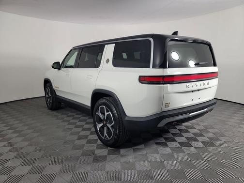 Glacier White 2024 Rivian R1S Adventure Quad Motor Large Pack