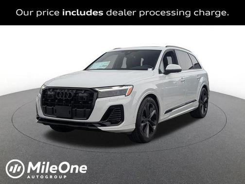 Glacier White Metallic 2026 Audi Q7 55 Premium Plus