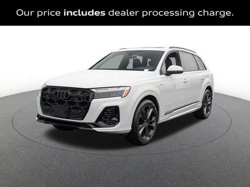 Glacier White 2026 Audi Q7 55 Premium Plus