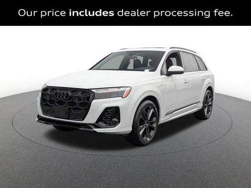Glacier White 2026 Audi Q7 55 Premium Plus