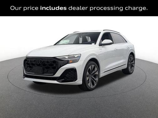 Glacier White 2026 Audi Q8 55 Premium Plus