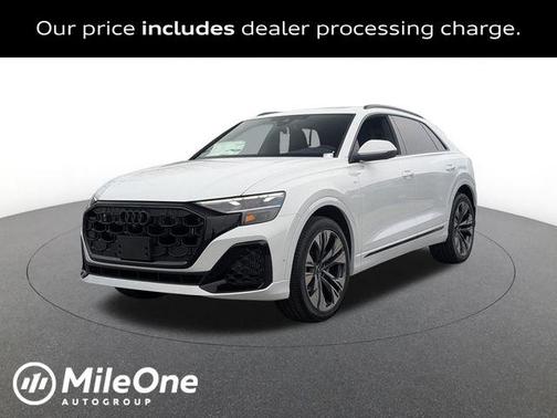 Glacier White 2026 Audi Q8 55 Premium Plus
