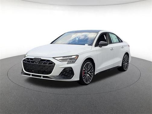 Glacier White 2026 Audi S3 TFSI quattro S tronic Sedan