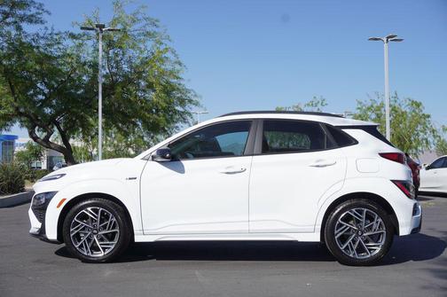 Lunar White 2023 Hyundai KONA N Line