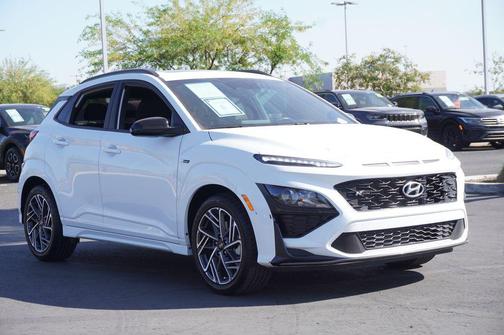 Lunar White 2023 Hyundai KONA N Line