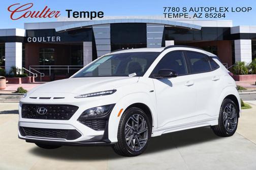 Lunar White 2023 Hyundai KONA N Line