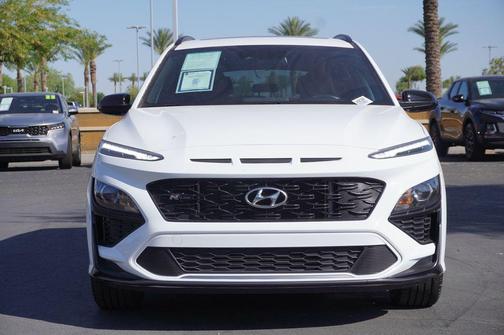 Lunar White 2023 Hyundai KONA N Line