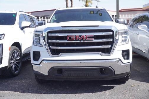 Summit White 2021 GMC Sierra 1500 SLE