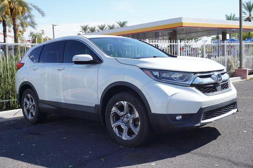 White Diamond Pearl 2017 Honda CR-V EX-L