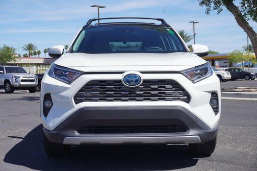 Blizzard Pearl 2021 Toyota RAV4 Hybrid Limited