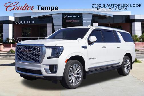 White Frost Tricoat 2024 GMC Yukon XL Denali