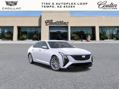 Vibrant White 2026 Cadillac CT5 Premium Luxury