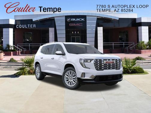 Glacier White Tricoat 2026 GMC Acadia Denali