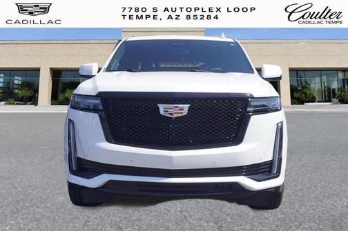 Crystal White Tricoat 2021 Cadillac Escalade Sport Platinum