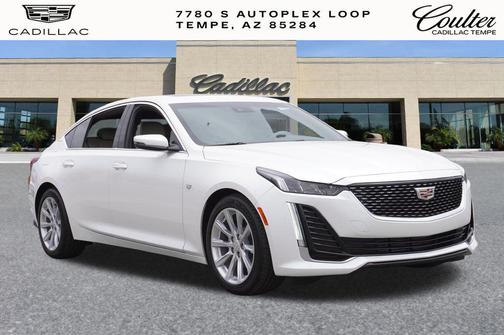 Crystal White Tricoat 2024 Cadillac CT5 Luxury