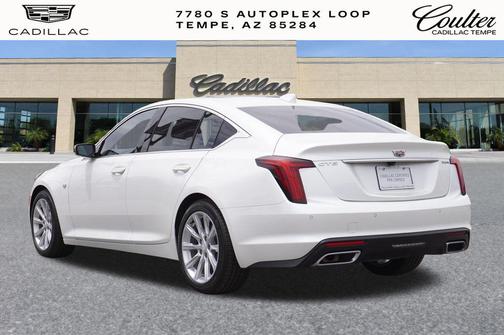 Crystal White Tricoat 2024 Cadillac CT5 Luxury