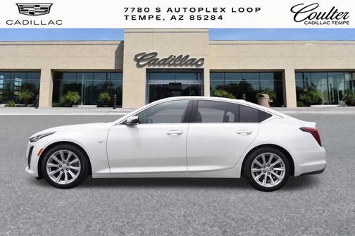 Crystal White Tricoat 2024 Cadillac CT5 Luxury