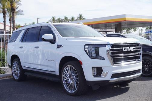 Summit White 2023 GMC Yukon SLT