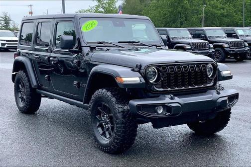Black Clearcoat 2024 Jeep Wrangler Sport