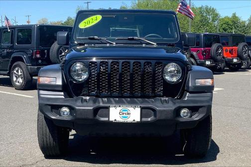 Black Clearcoat 2024 Jeep Wrangler Sport