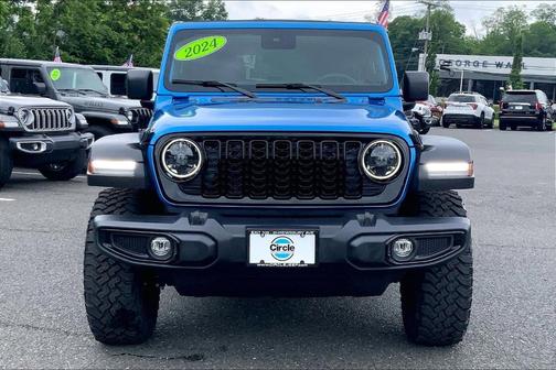 Hydro Blue Pearl 2024 Jeep Wrangler Sport