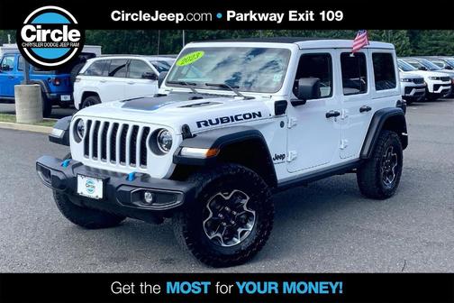 Bright White Clearcoat 2023 Jeep Wrangler 4xe Rubicon