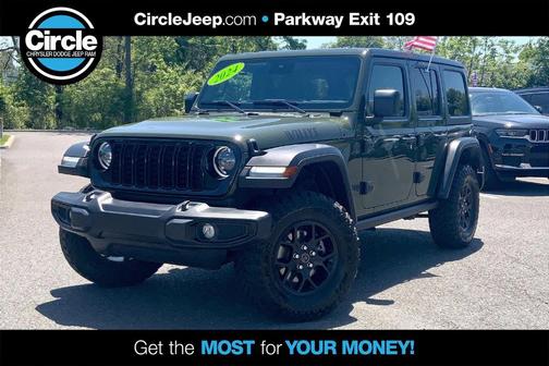 Sarge Green Clearcoat 2024 Jeep Wrangler Sport