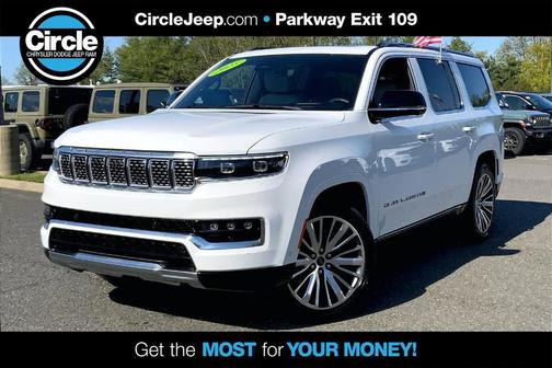 Bright White Clearcoat 2025 Jeep Grand Wagoneer Base