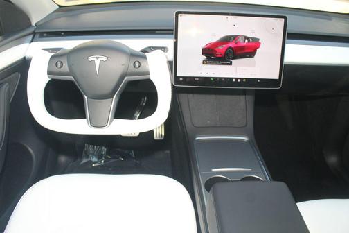 Ultra Red 2025 Tesla Model Y Performance Dual Motor All-Wheel Drive