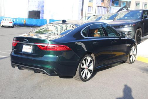 British Racing Green Metallic 2023 Jaguar XF R-Dynamic SE P300 AWD Automatic