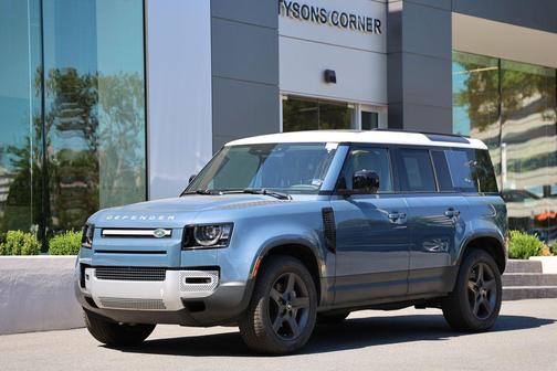 Tasman Blue Metallic 2022 Land Rover Defender 110 SE