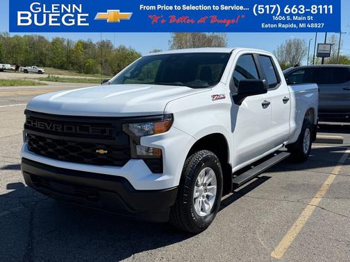 Summit White 2023 Chevrolet Silverado 1500 WT