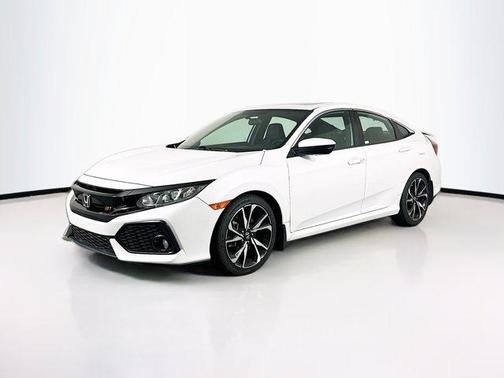 Platinum White Pearl 2019 Honda Civic Si Base