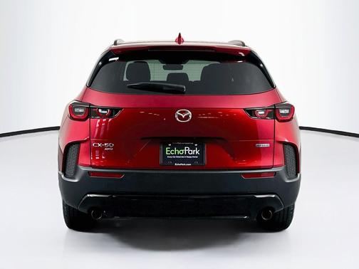 Soul Red Crystal Metallic 2025 Mazda CX-50 Hybrid Premium Package