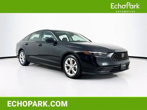 Crystal Black Pearl 2025 Honda Accord LX 1.5T