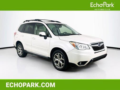 Satin White Pearl 2015 Subaru Forester 2.5i Touring