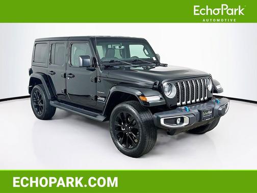 Black Clearcoat 2023 Jeep Wrangler 4xe Sahara
