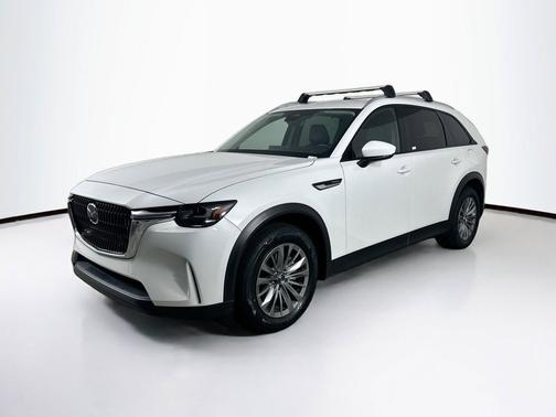 Rhodium White Premium 2024 Mazda CX-90 PHEV Preferred