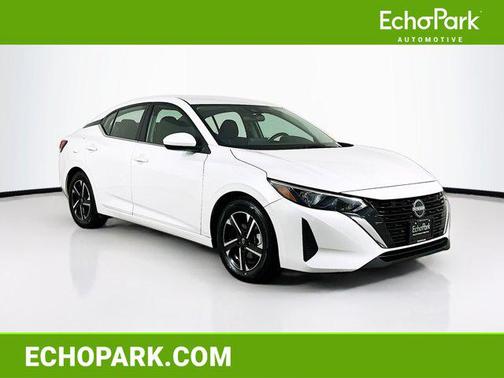 Aspen White Tricoat 2024 Nissan Sentra SV